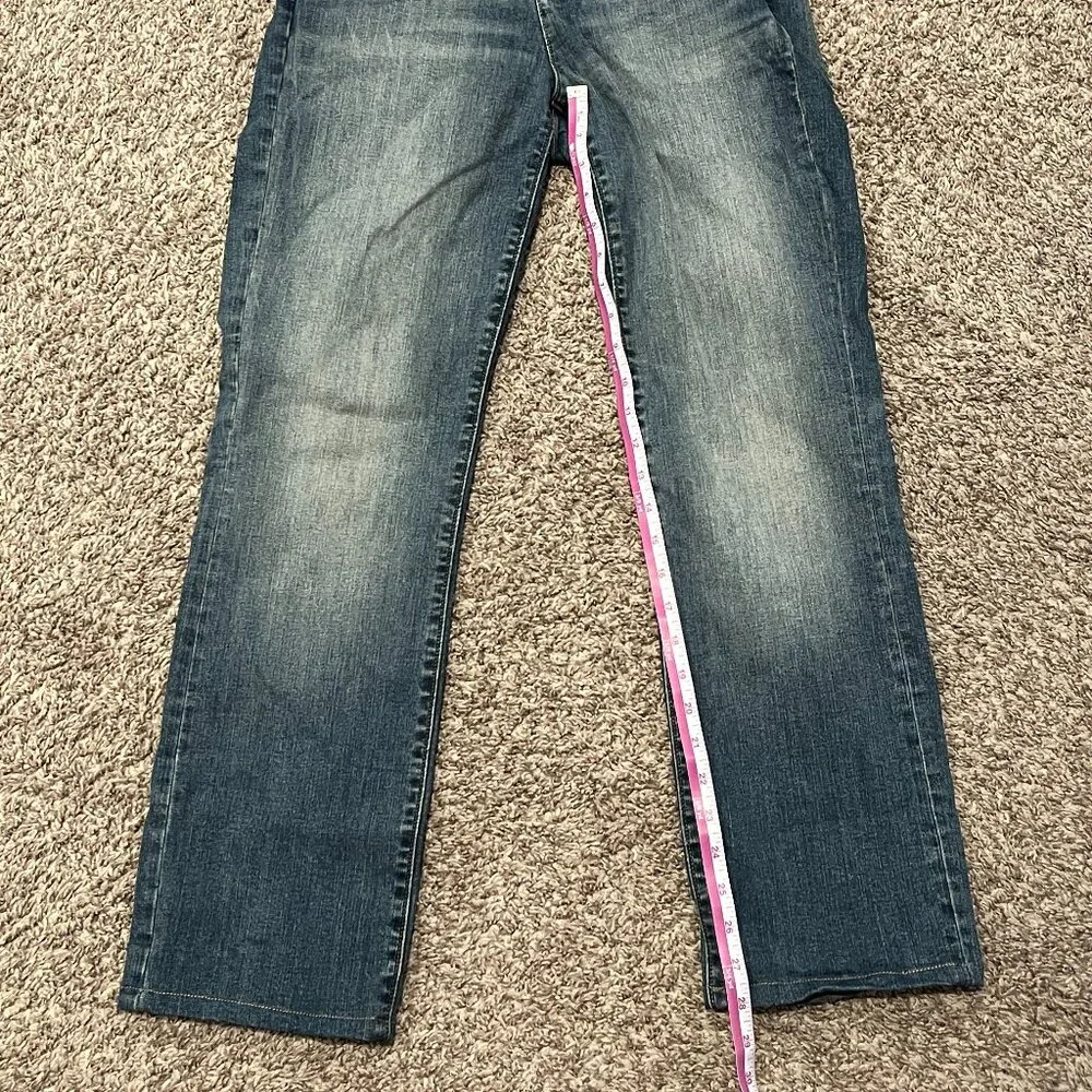 Lands End Womens Jeans Mid Rise Curvy Straight Leg Jean US 4 - Picture 3 of 7